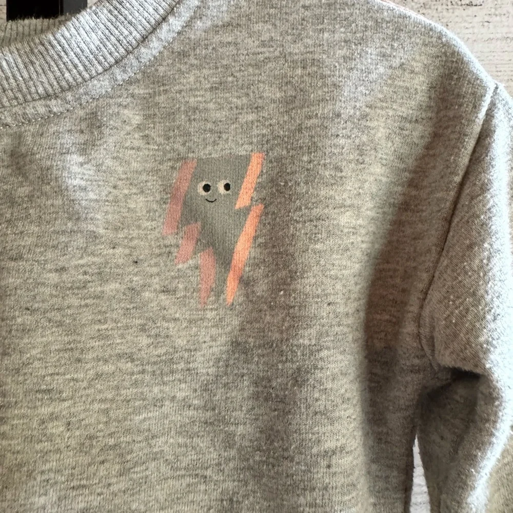 Gymboree Gray Sweatshirt Crop Crew Neck